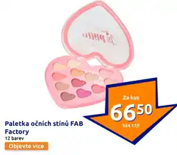 Paletka očních stínů fab factory
