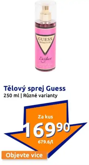 Action Tělový sprej guess nabídka