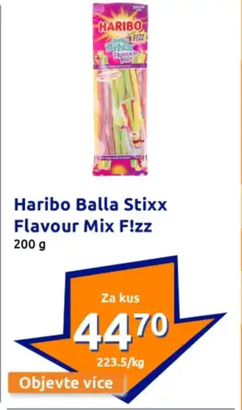 Action HARIBO Balla stixx flavour mix f!zz nabídka