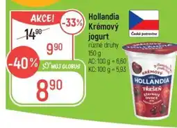 Globus HOLLANDIA Krémový jogurt nabídka