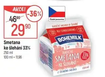 Globus Smetana ke šlehání 33% nabídka