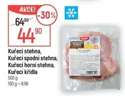 Globus Kuřecí stehna, kuřecí spodní stehna, kuřecí horní stehna, kuřecí křídla nabídka