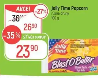 Globus JOLLY TIME Popcorn nabídka