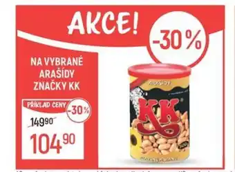 Globus Na vybrané arašídy značky kk nabídka