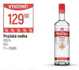 Globus PRAZSKÁ Vodka nabídka