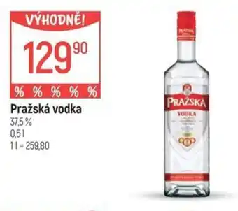 Globus PRAZSKÁ Vodka nabídka