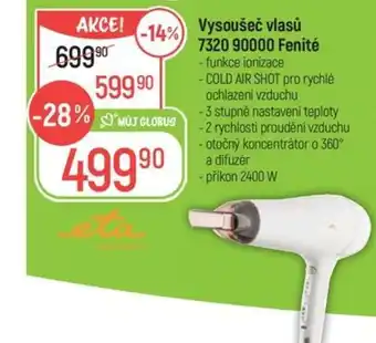 Globus Vysoušeč vlasů 7320 90000 Fenité nabídka