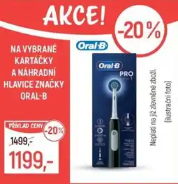 Globus ORAL-B Na vybrané kartáčky a náhradní hlavice značky nabídka