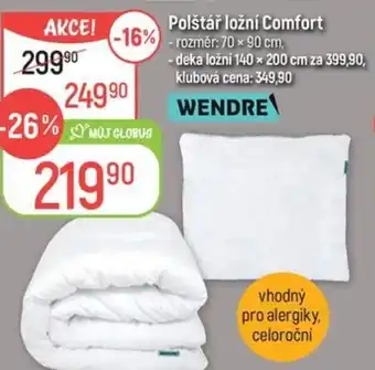 Globus Polštář ložní comfort nabídka