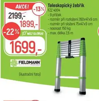 Globus Teleskopický žebřík nabídka