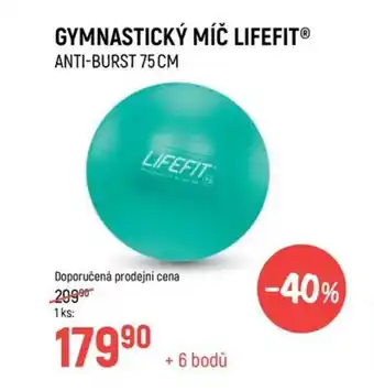 Globus Gymnastický míč lifefit nabídka