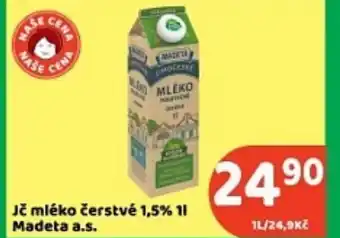 Brněnka Jč mléko čerstvé 1,5% nabídka