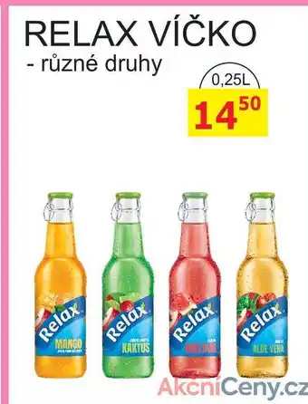 BENE Nápoje RELAX VÍČKO - různé druhy 0,25L nabídka