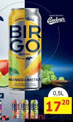 BENE Nápoje Budějovický Budvar BIR GO 0,5L nabídka