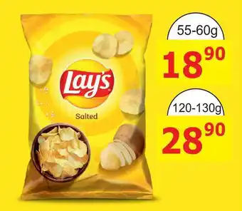 BENE Nápoje Lay's Salted 55-60g nabídka