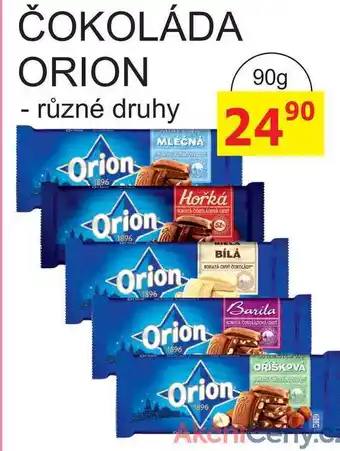 BENE Nápoje Orion čokoláda 90g, vybrané druhy nabídka