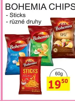 BENE Nápoje BOHEMIA CHIPS 60g nabídka