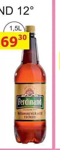 BENE Nápoje FERDINAND - 12° Nefiltrovaný ležák světlý 1,5l nabídka