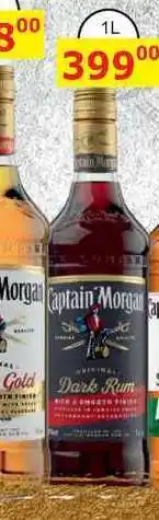 BENE Nápoje Captain Morgan Dark 1l 40% nabídka