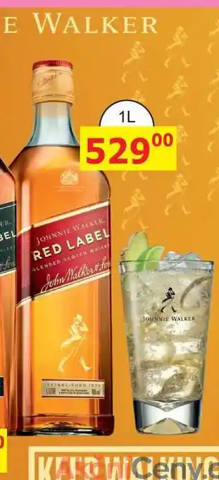 BENE Nápoje Johnnie Walker Red label skotská whisky 1L nabídka