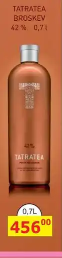 BENE Nápoje TATRATEA BROSKEV 42% 0,7l nabídka