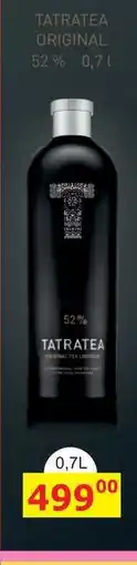 BENE Nápoje TATRATEA ORIGINAL 52% 0,7l nabídka