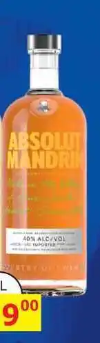 BENE Nápoje ABSOLUT MANDRIN 40% 1L nabídka