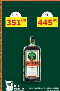 BENE Nápoje Jägermeister 1l nabídka