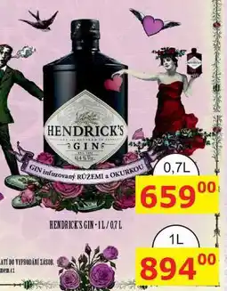 BENE Nápoje HENDRICK'S GIN 1L nabídka