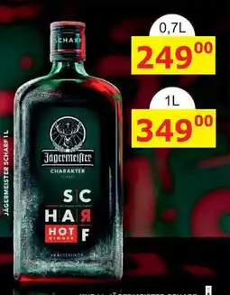 BENE Nápoje JÄGERMEISTER SCHARF 1L nabídka