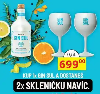 BENE Nápoje GIN SUL 0,5L nabídka