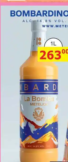 BENE Nápoje BOMBARDINO 14.8% 1L nabídka