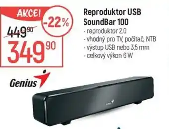 Globus Reproduktor usb soundbar 100 nabídka