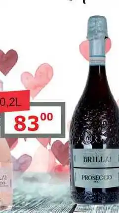 BENE Nápoje BRILLAI PROSECCO 0,75l nabídka