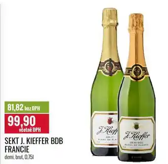 Ratio SEKT J. KIEFFER BDB FRANCIE 0,75l nabídka