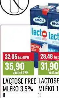 Ratio LACTOSE FREE LACTOSE MLÉKO 3,5% 1l nabídka