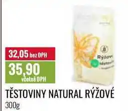 Ratio TĚSTOVINY NATURAL RÝŽOVÉ 300g nabídka