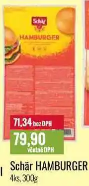 Ratio Schär HAMBURGER 4ks, 300g nabídka