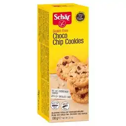 Ratio Schär Choco chip cookie sušenky bez lepku s kousky čokolády 100g nabídka