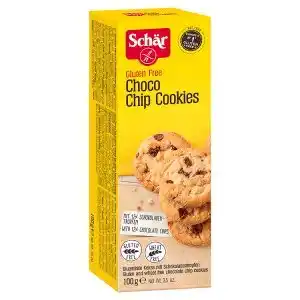 Ratio Schär Choco chip cookie sušenky bez lepku s kousky čokolády 100g nabídka