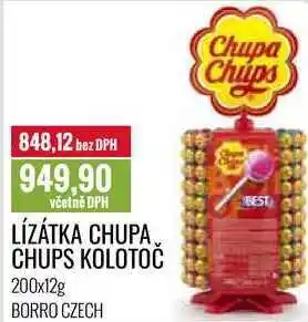 Ratio LÍZÁTKA CHUPA CHUPS KOLOTOČ 200x12g nabídka