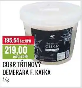 Ratio CUKR TŘTINOVÝ DEMERARA F. KAFKA 4Kg nabídka