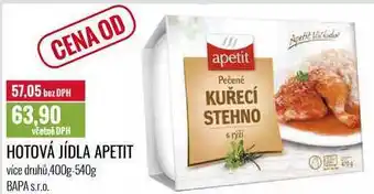 Ratio HOTOVÁ JÍDLA APETIT 400g-540g nabídka