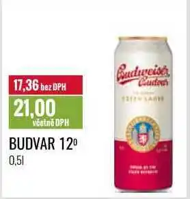 Ratio BUDVAR 12° 0,5l nabídka