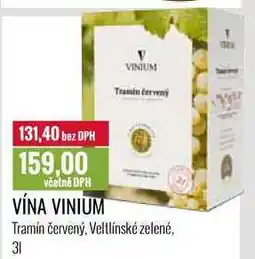 Ratio VÍNA VINIUM 3l nabídka