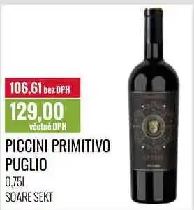 Ratio PICCINI PRIMITIVO PUGLIO 0,75l nabídka