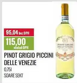 Ratio PINOT GRIGIO PICCINI DELLE VENEZIE 0,75l nabídka