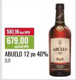 Ratio ABUELO 12 yo 40% 0,7l nabídka