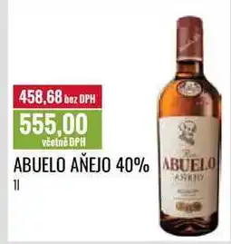 Ratio ABUELO AÑEJO 40% 1l nabídka