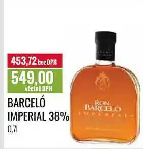 Ratio BARCELÓ IMPERIAL 38% 0,7l nabídka